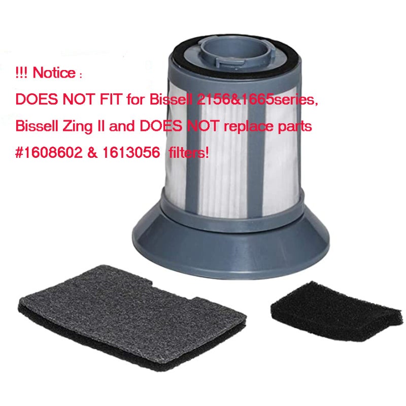 HIFROM Replacement Filter Compatible with Bissell Bagless Canister Vacuum 6489 64892 64894 10M2 Vacuum Cleaner Filter, Dirt Cup Filter kit (1 Pack) - Image 2